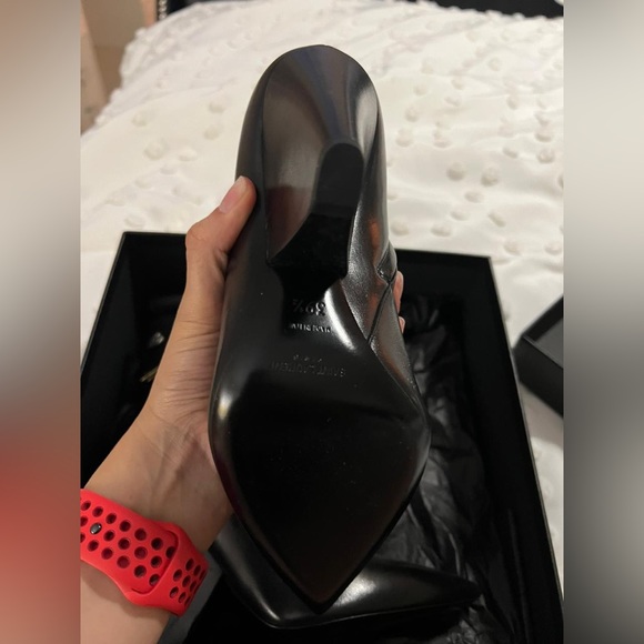 COPY - SAINT LAURENT Niki Embellished Leather Ankle Boots - Picture 4 of 9